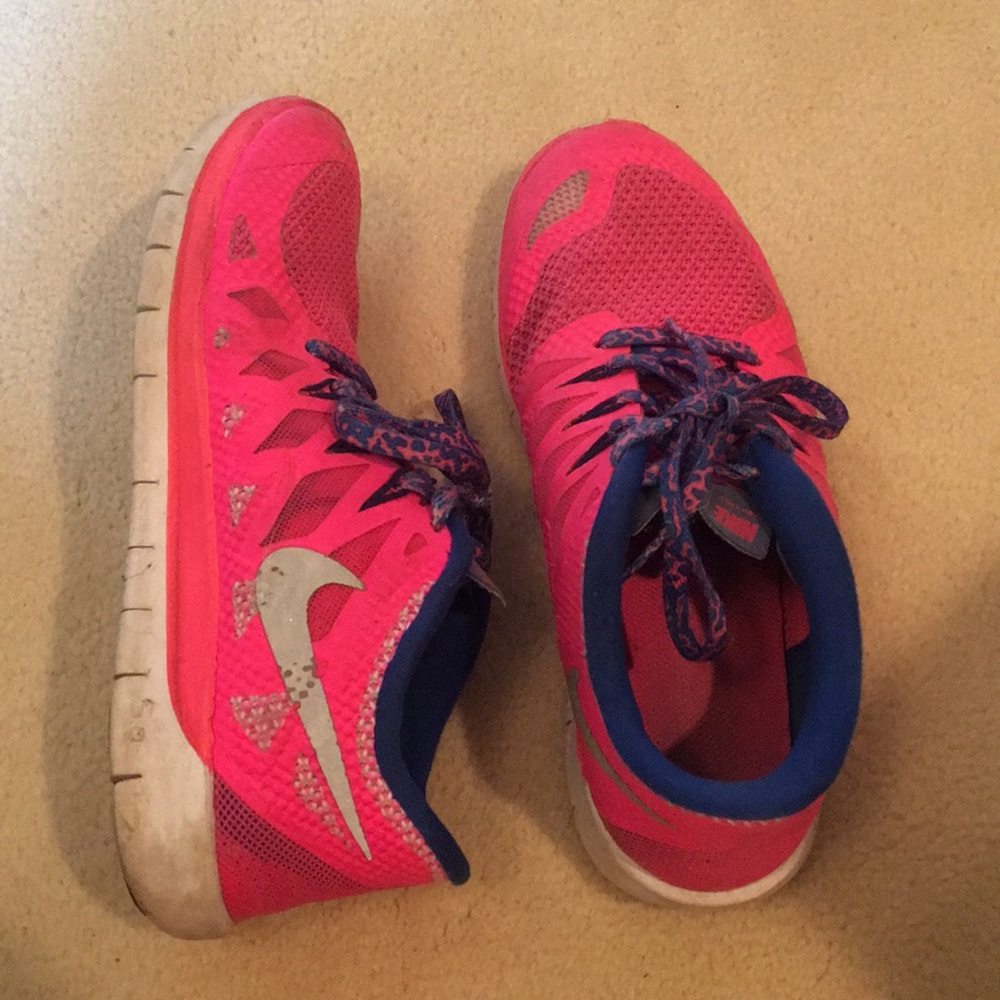 Pink Nike Free 5.0
